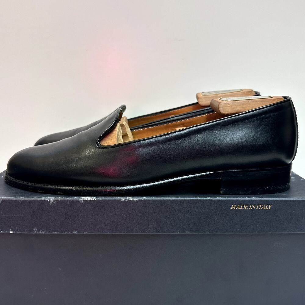 EUC Ralph Lauren Purple Label Formal Slippers Opera Pumps Made in Italy 10 D - Picture 4 of 12